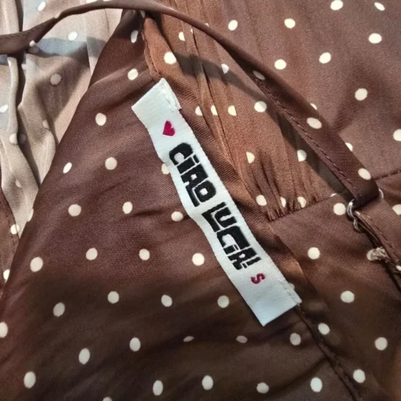 Ciao Lucia Leo Dress Casual Square neck Sleeveless Size S - Picture 11 of 13